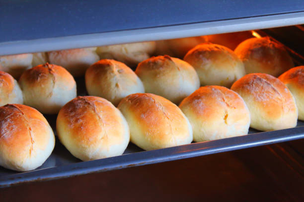 Panecillos recién horneados